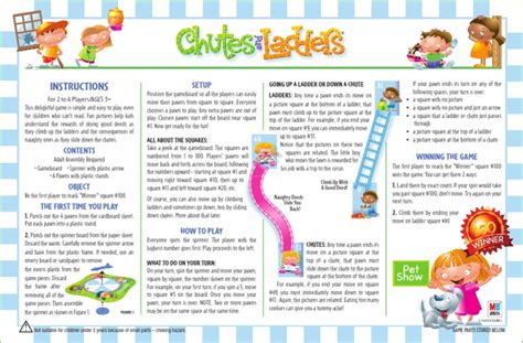 chutes and ladders instructions|chutes and ladders instructions pdf.